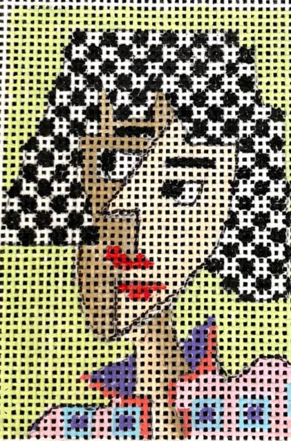 Woman Luggage Tag