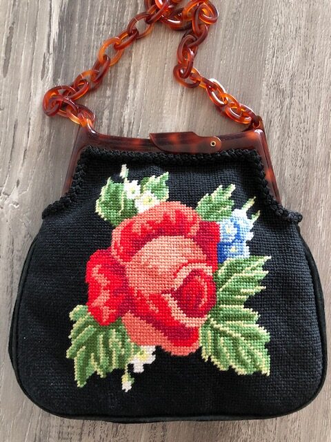 Rose Basket Handbag